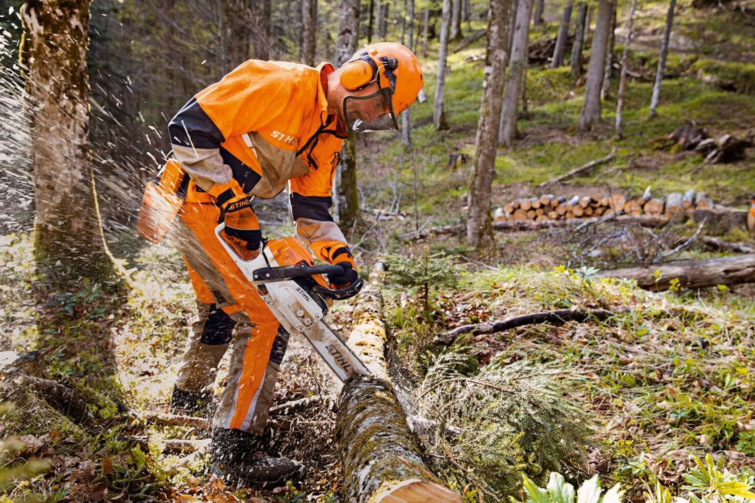 Ropa de protección y clases de protección para motosierras