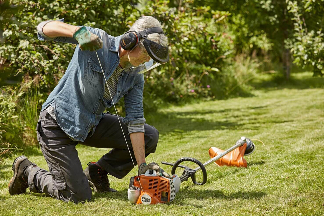 Cómo arrancar una desbrozadora STIHL