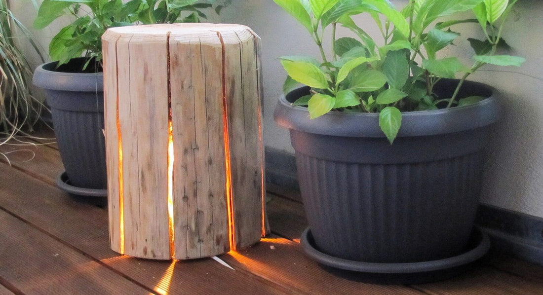 Cómo construir una lámpara de madera DIY