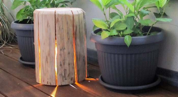 Cómo construir una lámpara de madera DIY