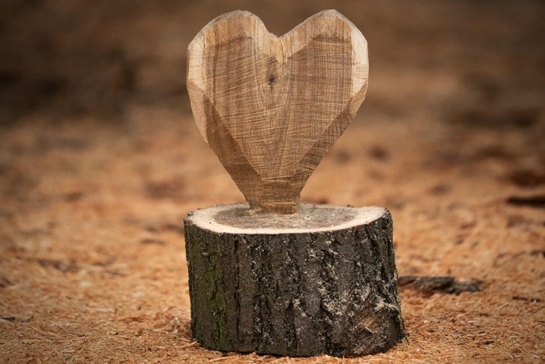 Cómo hacer un corazón de madera