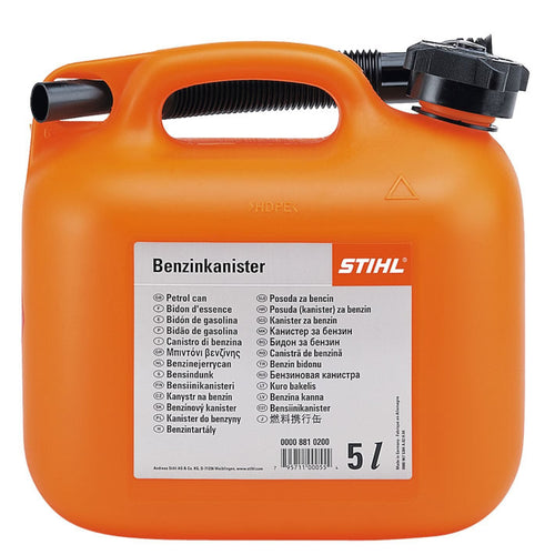 Bidón para combustible naranja
