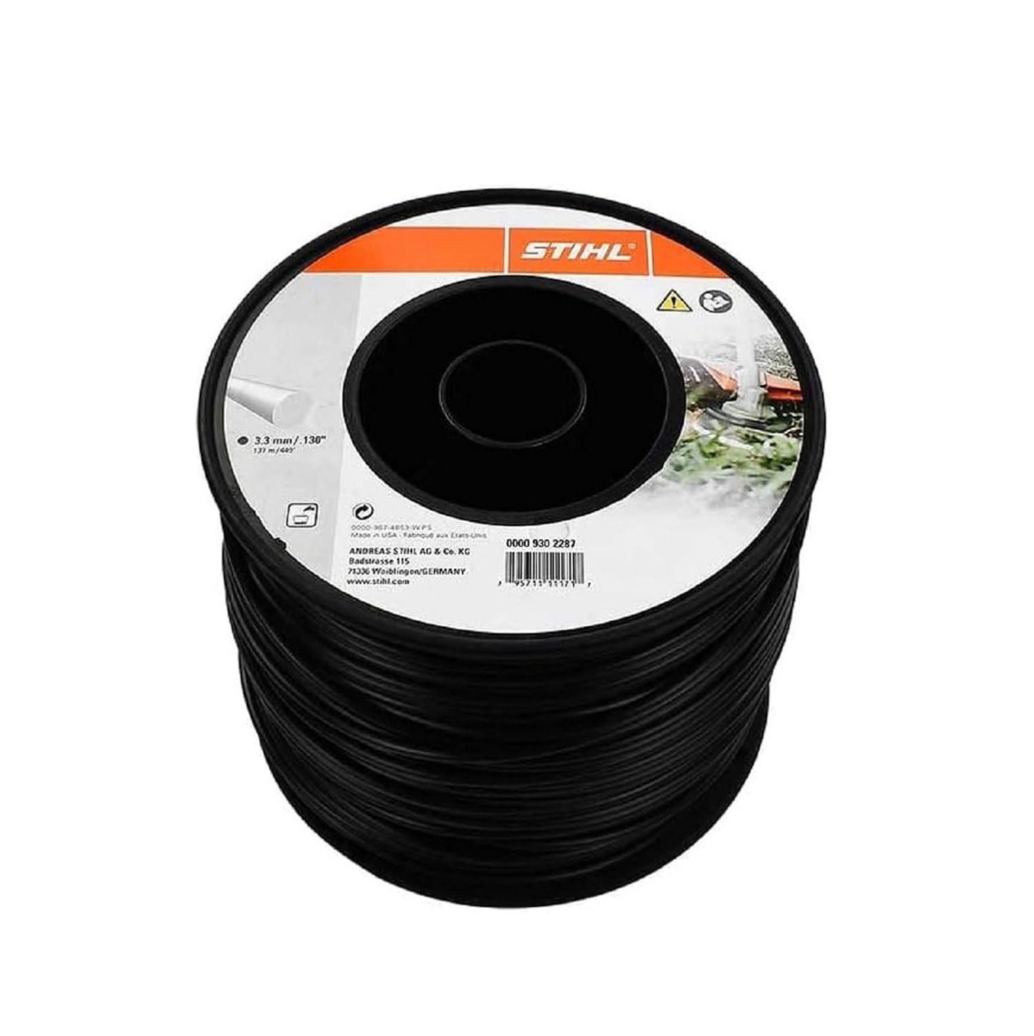 Hilo de corte, Negro redondo Ø 3.3 mm, Longitud 137 metros