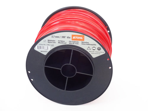 Hilo de corte, Rojo cuadrado Ø 2.7 mm, Longitud 358 metros