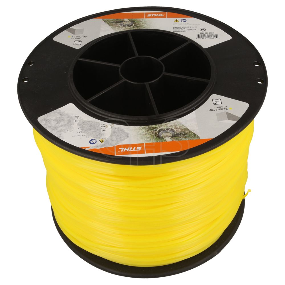 Hilo de corte, Amarillo cuadrado Ø 3.0 mm, Longitud 271 metros