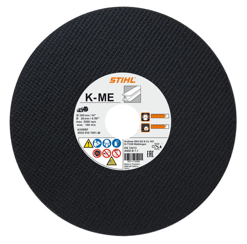 Disco de corte, Ø  externo 35 cm, Ø interno 20.0 mm (Resina)