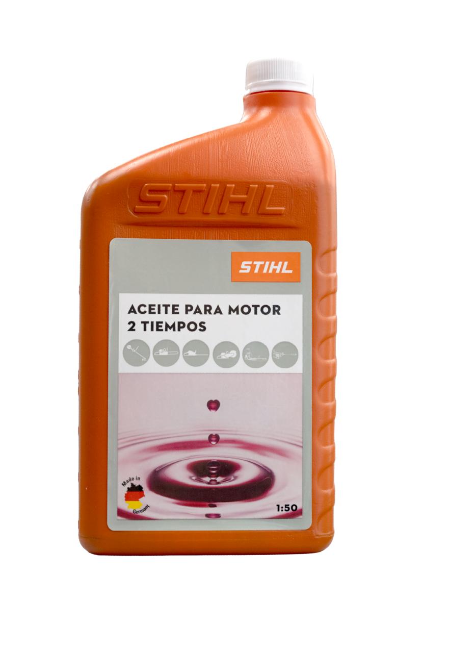 Aceite mineral STIHL HP para motores de dos tiempos en envase de 946 ml